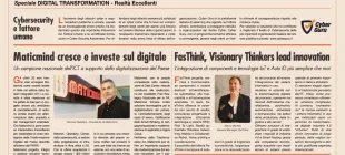 FasThink tra le Realtà Eccellenti della Digital Transformation per Il Sole 24 Ore