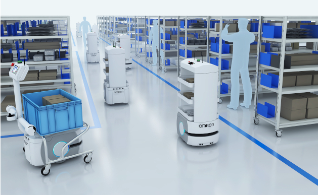 Pick & Place con gli AMR di Omron