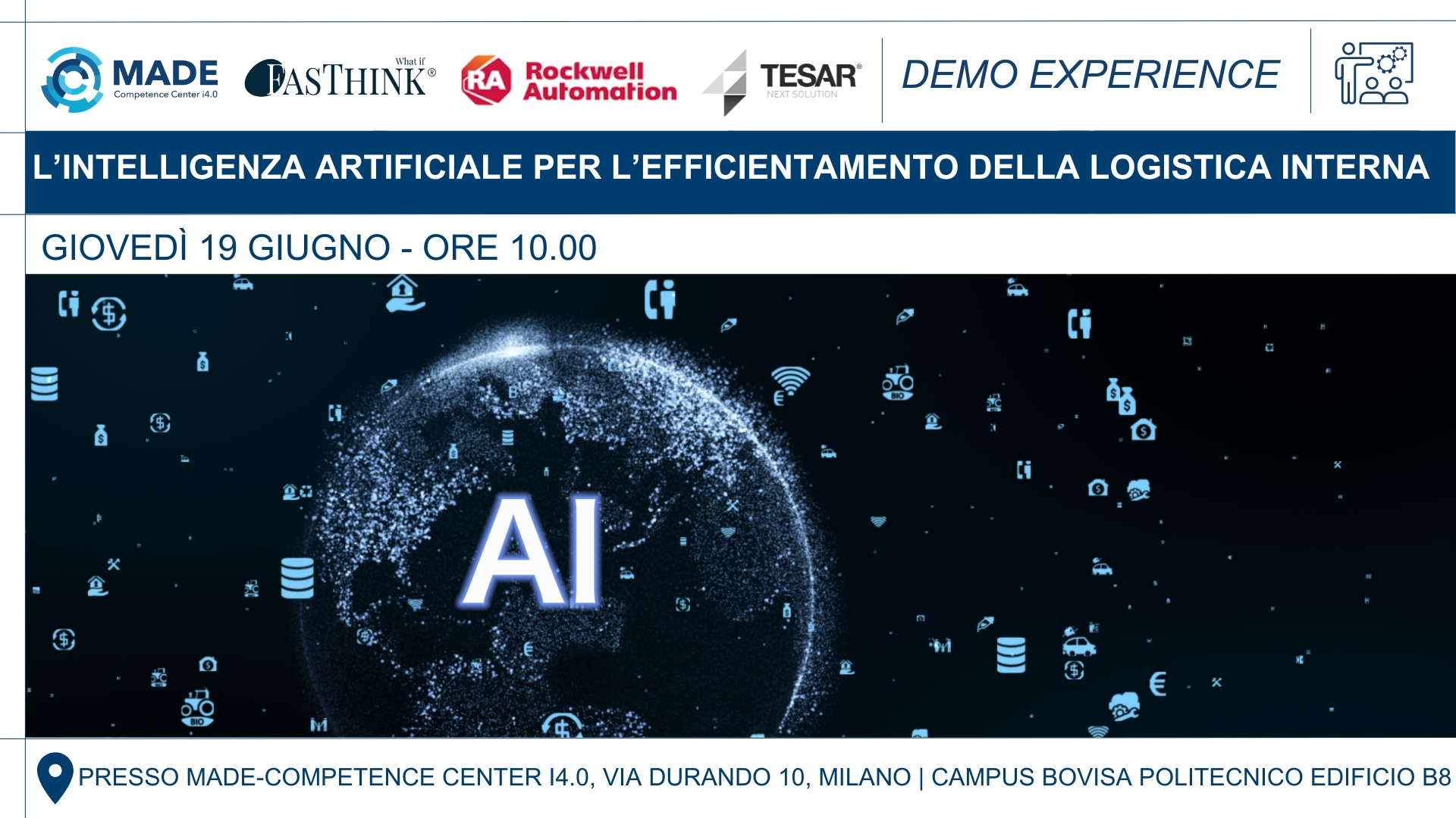 Demo Experience – L’AI per l’efficientamento della logistica interna